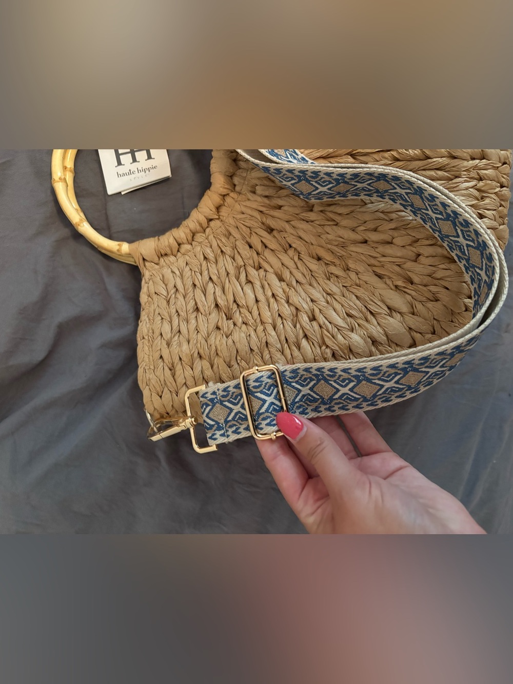 Straw beach bag - Picture 2 of 7
